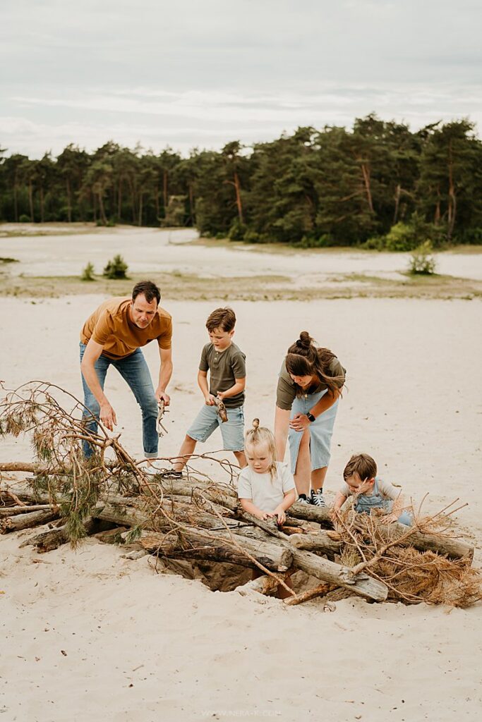 spontane familiefoto